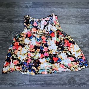 floral print crop top